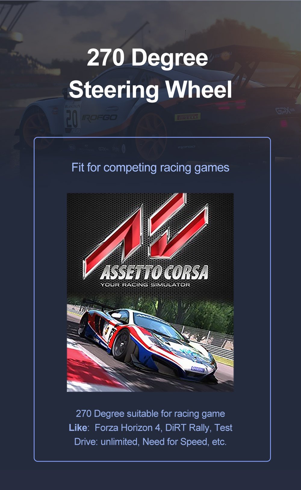 assetto corsa steering wheel