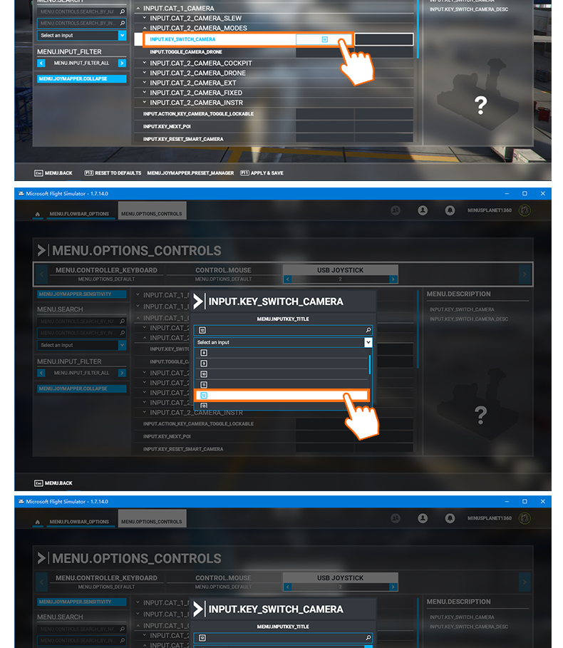 PXN-2119 set up in Microsoft Flight Simulation