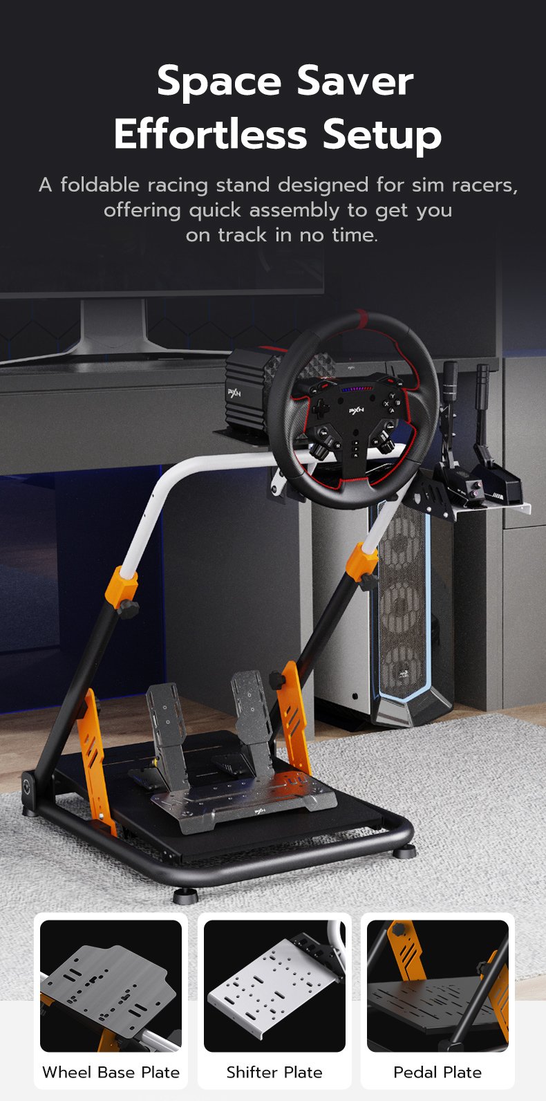 A11 | PXN Racing Wheel, Game Controller, Arcade Stick for Xbox One