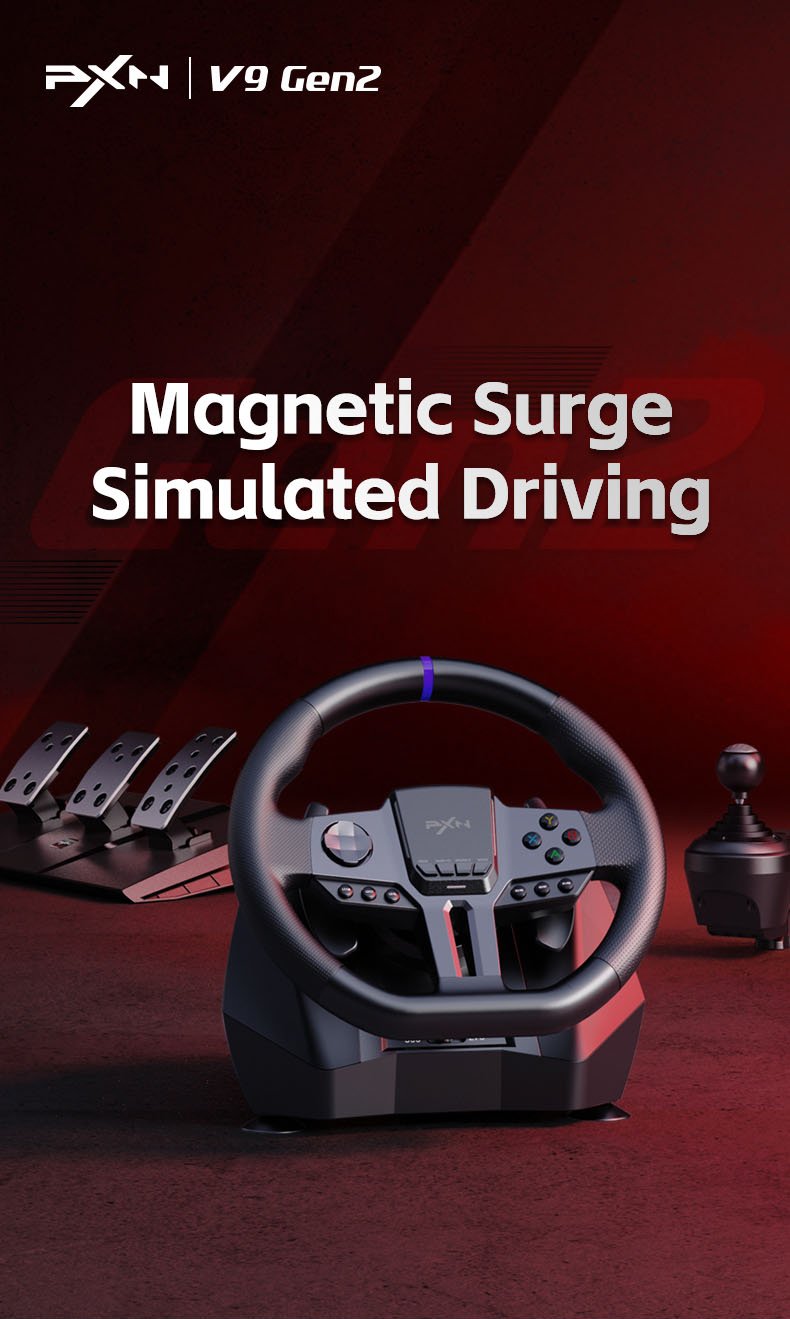 PXN-V9 GEN2 Racing Wheel 