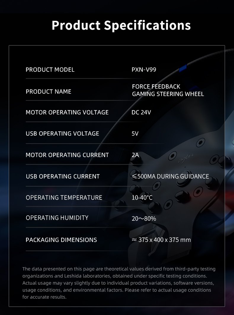 PXN-V99 Steering Wheel