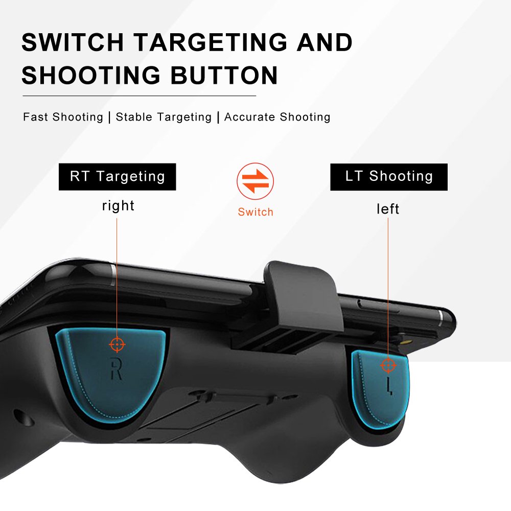 switch gargeting and shooting button