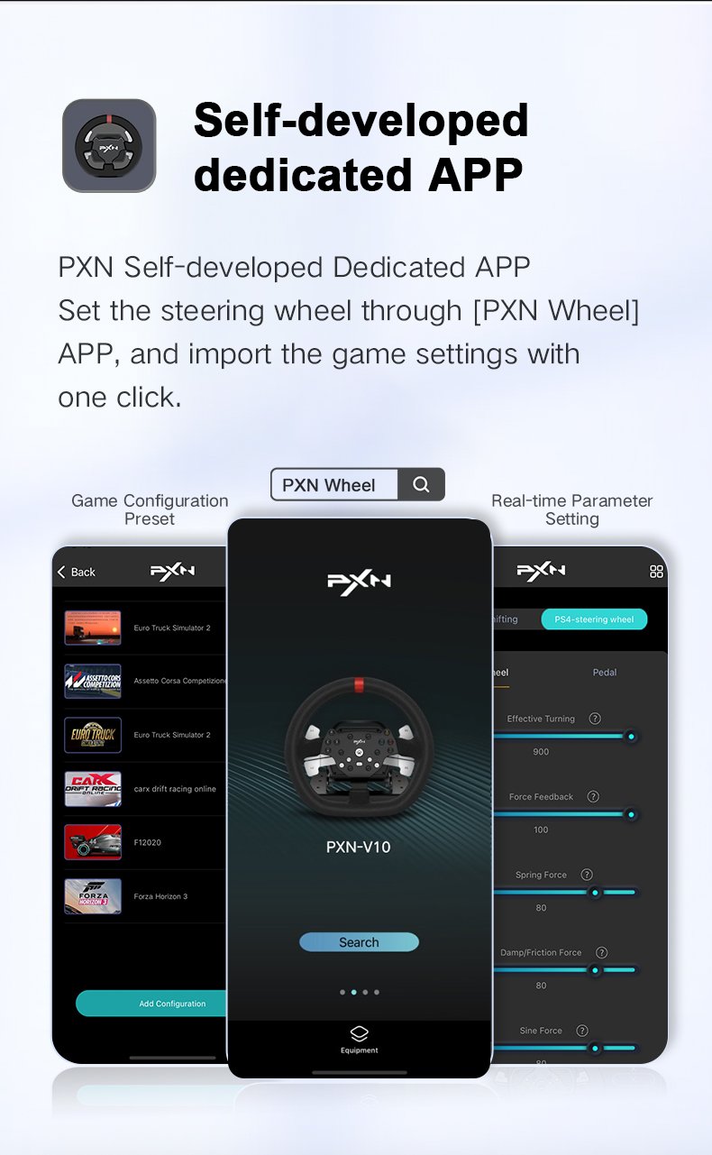 PXN V10 Review  The NEWEST Entry-Level Force Feedback Wheel! — Reviews